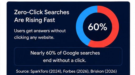 Zero click searches are rising fast
